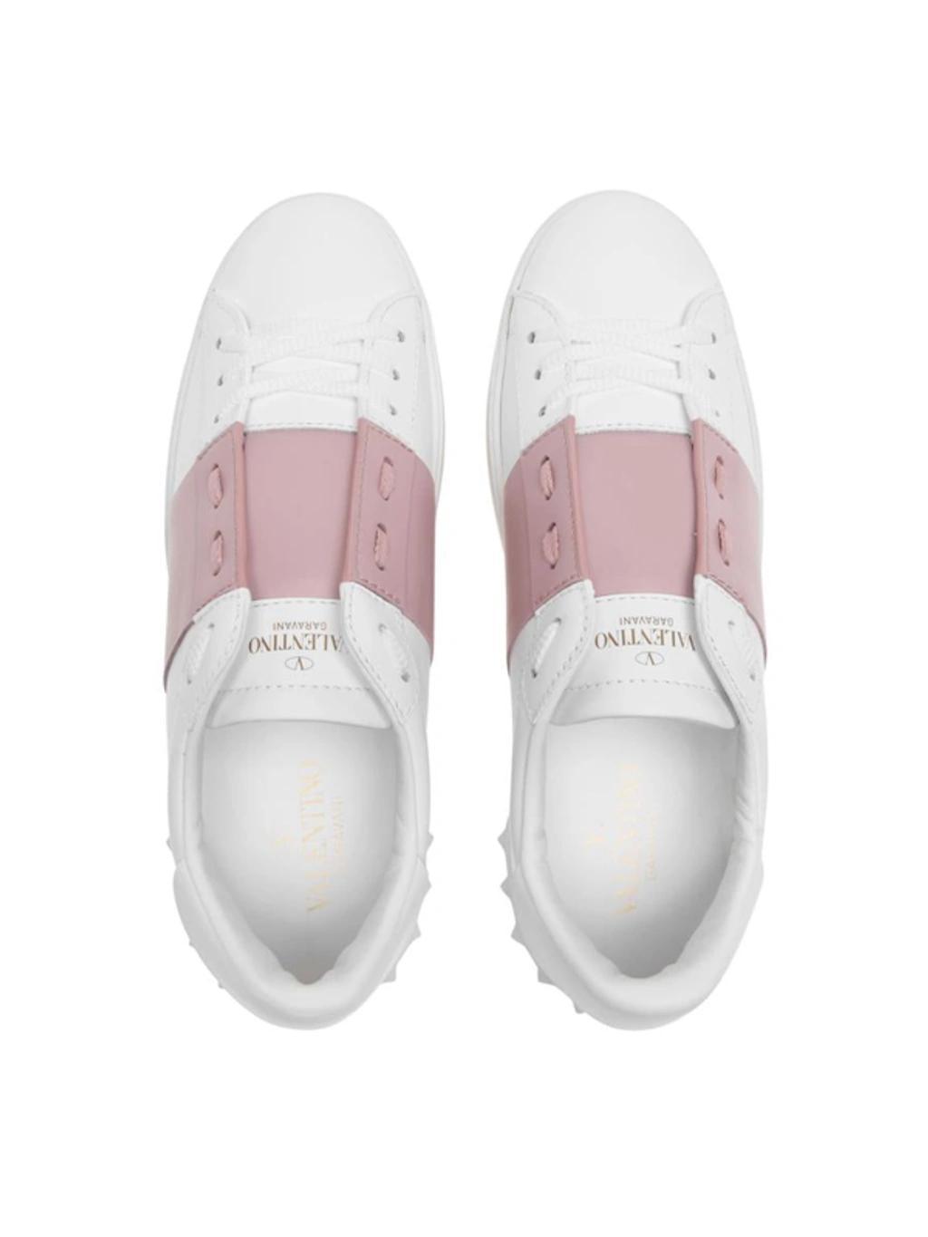 Open Sneaker In White,water Rose Product Image