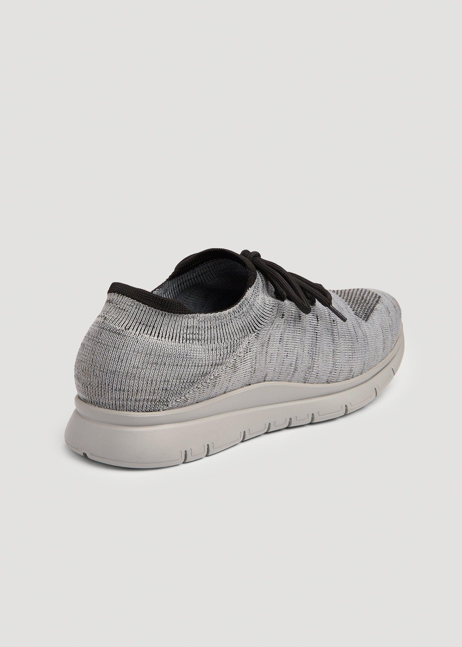 Tall Men's Knit Running Shoes in Grey Mix Male Product Image