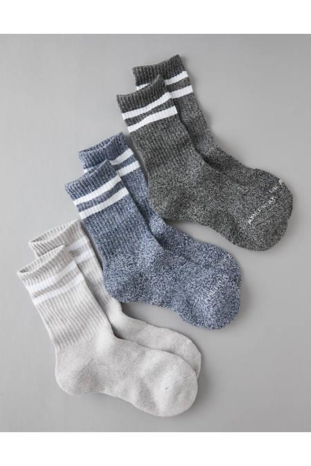 AE Varsity Crew Socks 3-Pack Men's Product Image