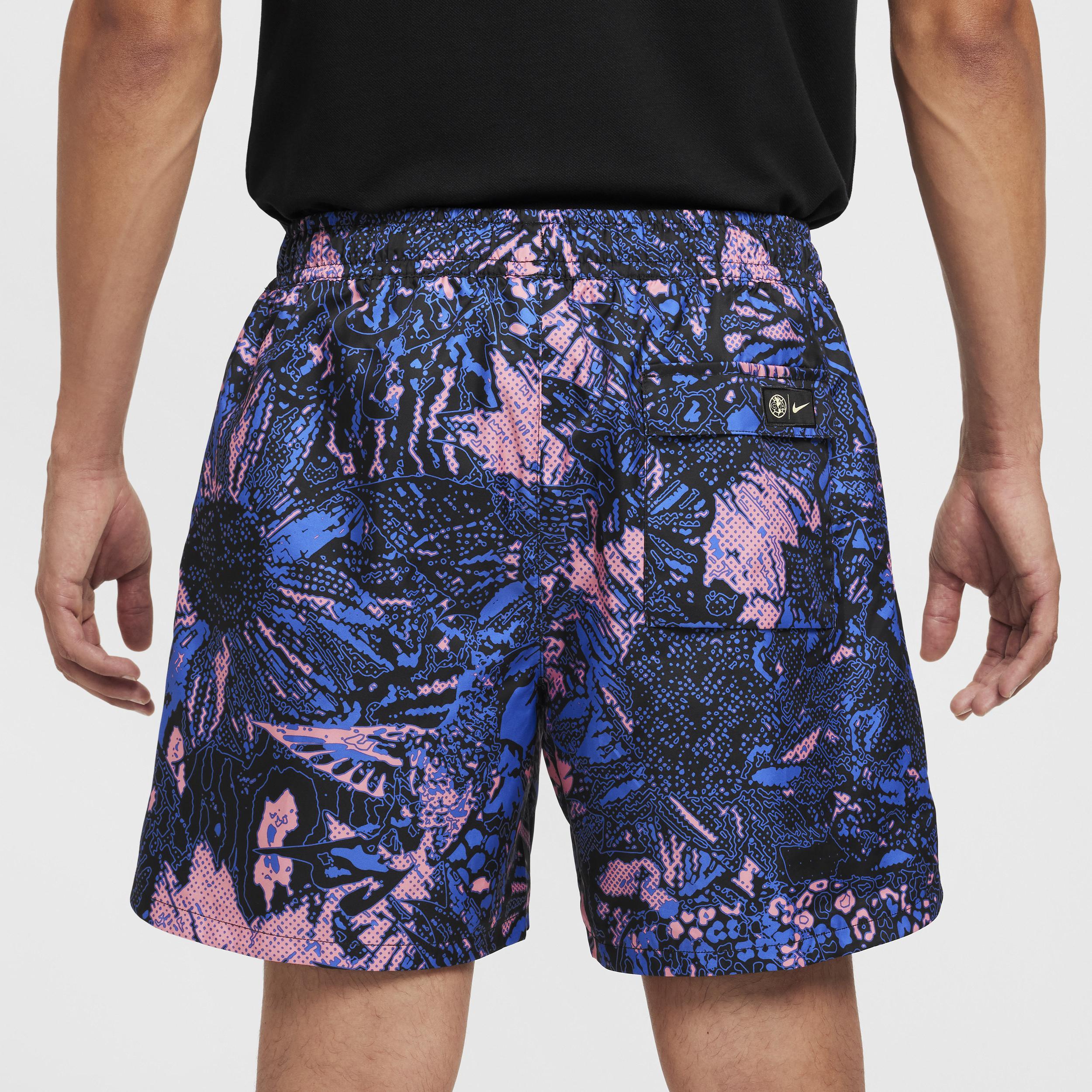 Club América Sport Essential Flow Nike Men's Soccer Woven Lined Shorts Product Image