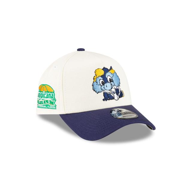 Tampa Bay Rays Mini Mascot 9FORTY A-Frame Snapback Hat Male Product Image