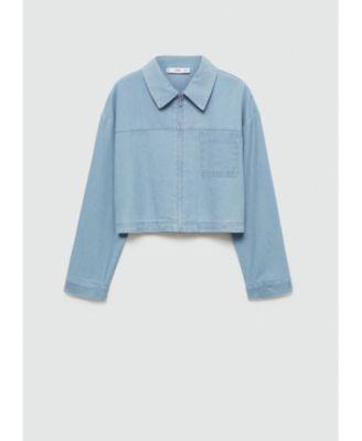 Women's Pocket Denim Overshirt Product Image