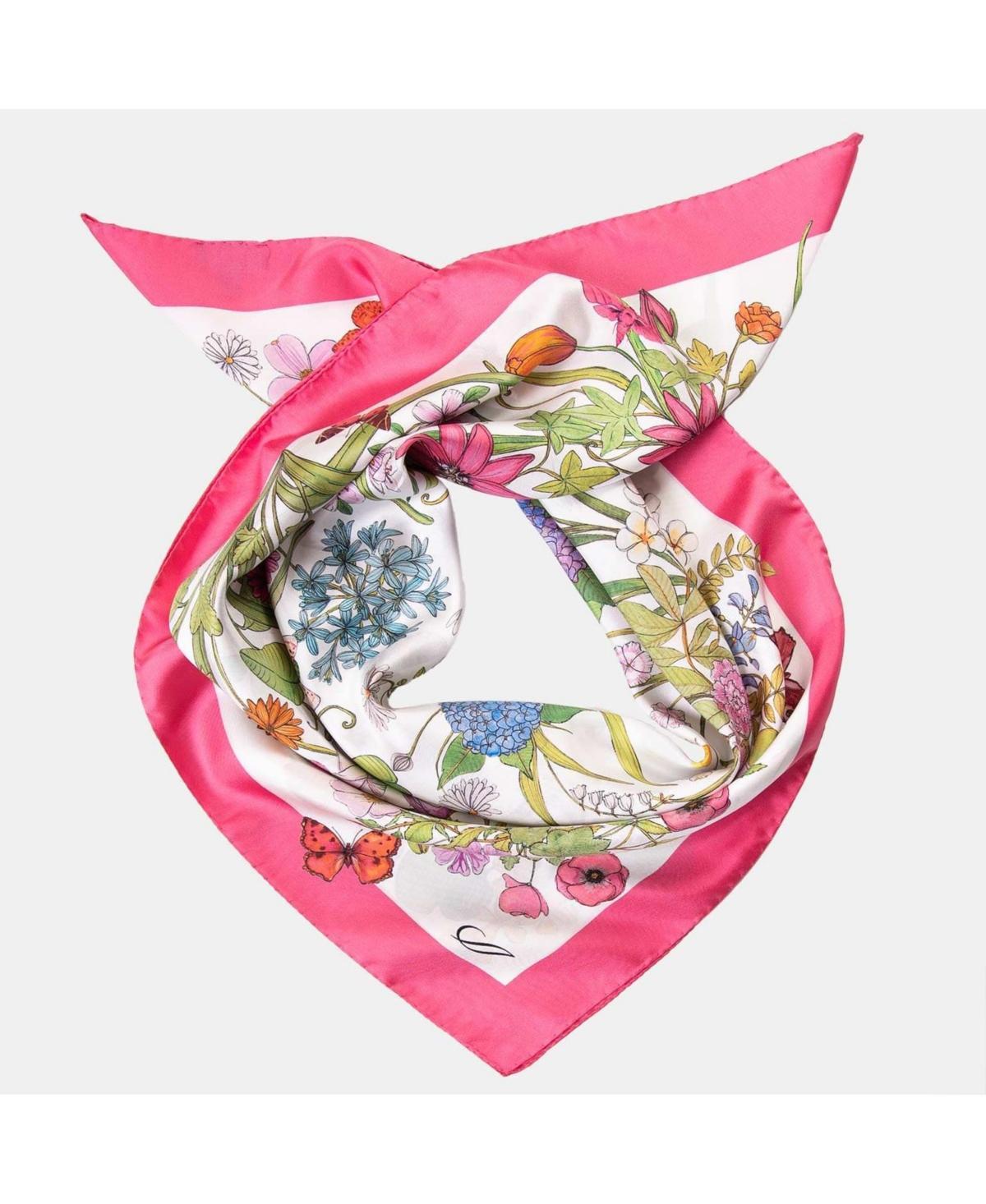 Elizabetta Flora - Hand Rolled Silk Foulard for Women Product Image