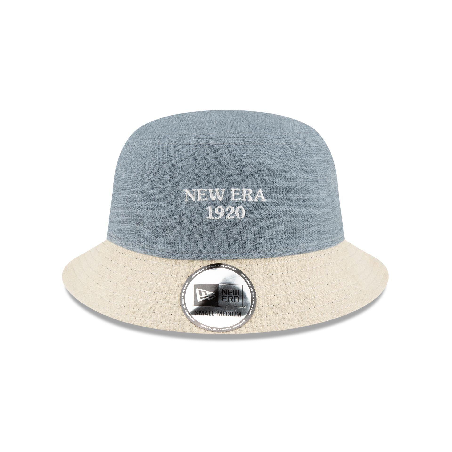 New Era Cap Soft Linen Slate Bucket Hat Male Product Image