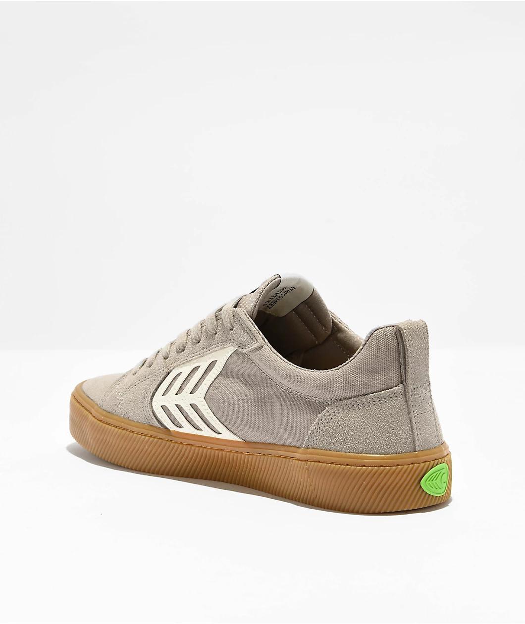 Cariuma Catiba Pro Grey & Gum Skate Shoes Product Image