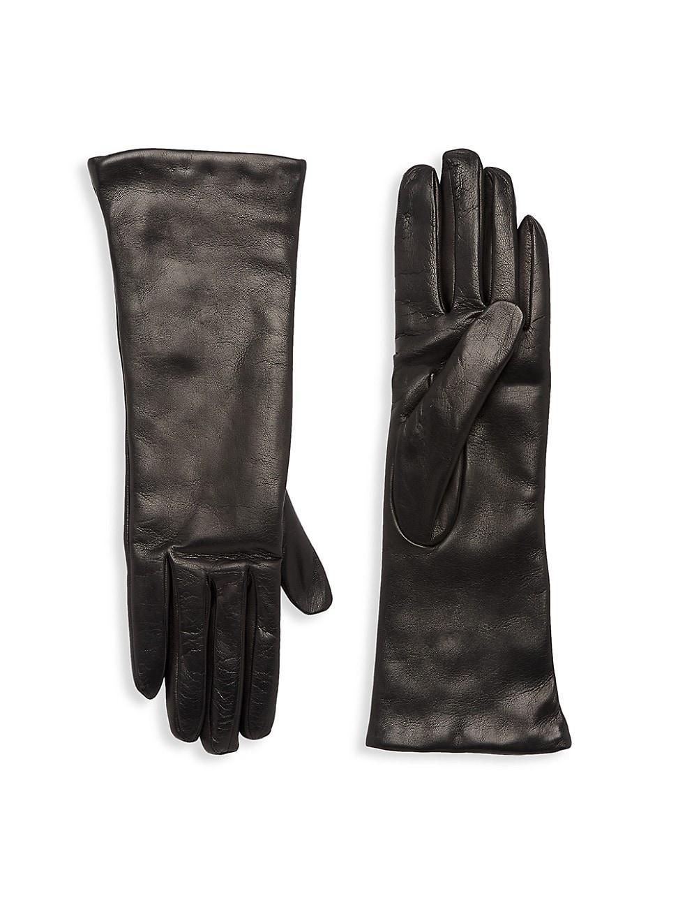 Womens COLLECTION Cashmere-Lined Leather Gloves Product Image