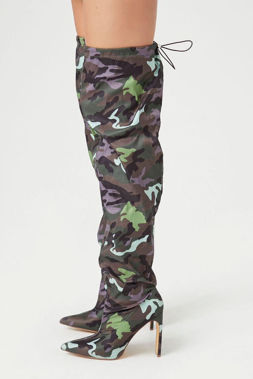 Camo Over-the-Knee Boots | Forever 21 Product Image