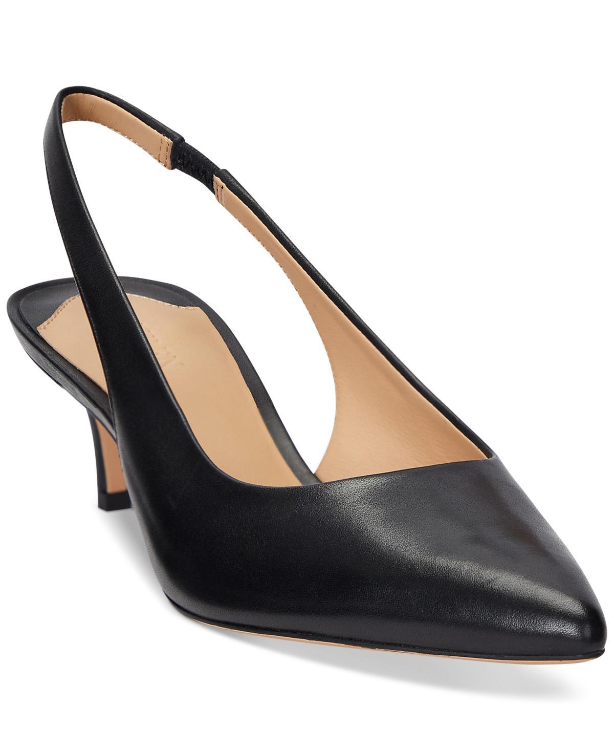 Lauren Ralph Lauren Womens Lolah Pointed-Toe Slingback Pumps Product Image