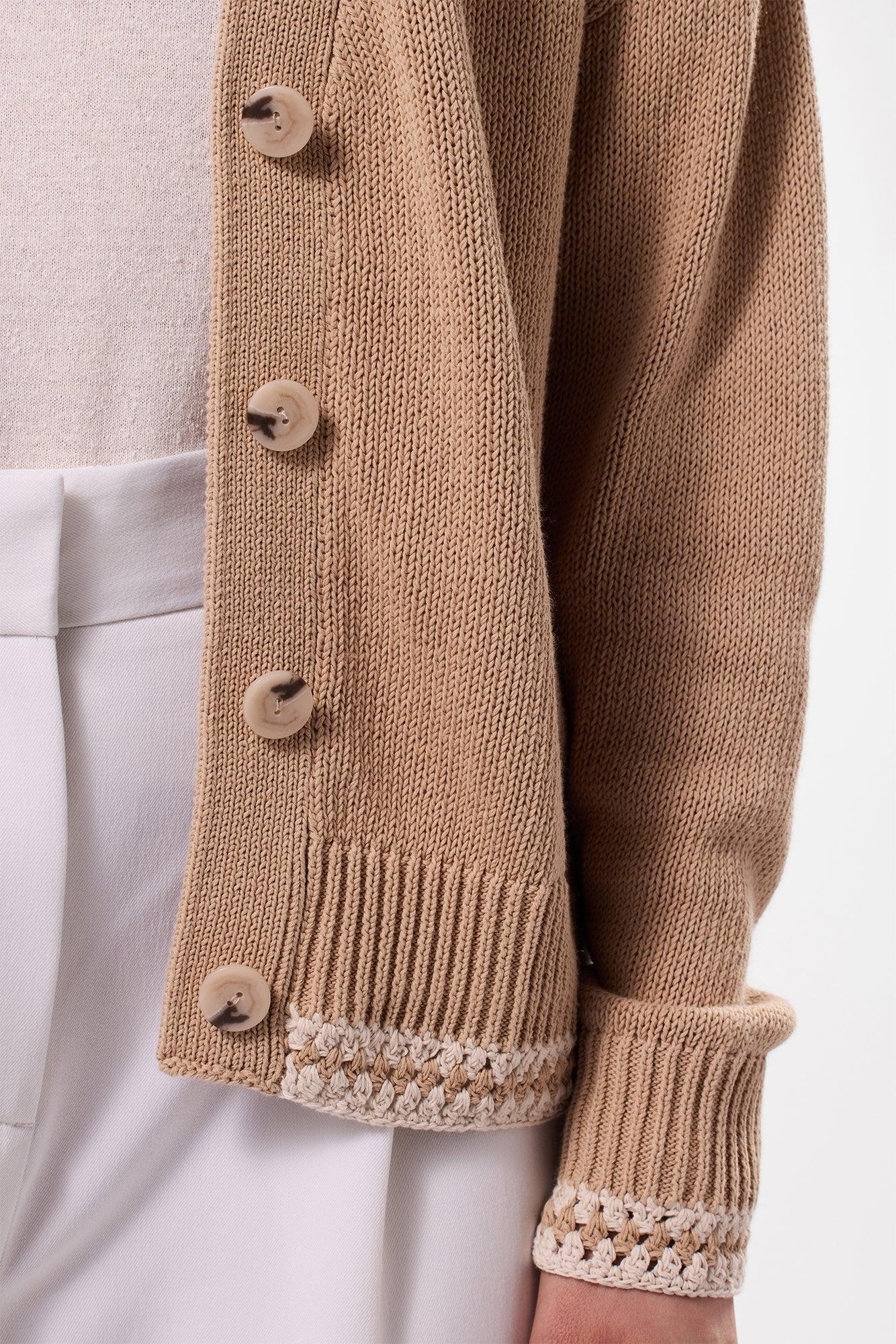 Texture Cardigan - Biscotti Ivory Product Image