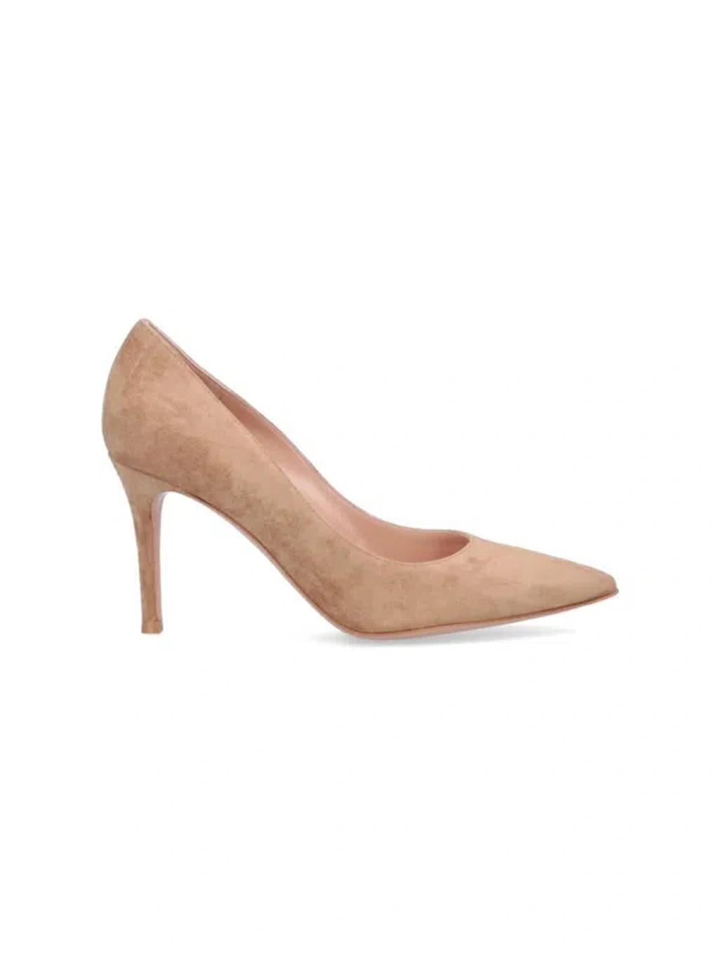 High-heeled Shoe In Beige product image