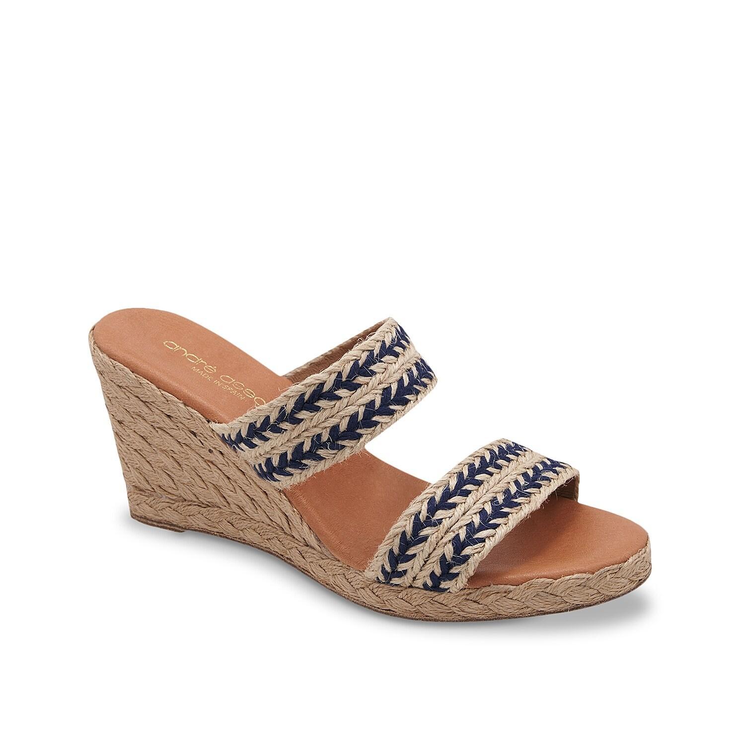 Andre Assous Nori Braided Multi Raffia Espadrille Slip Product Image