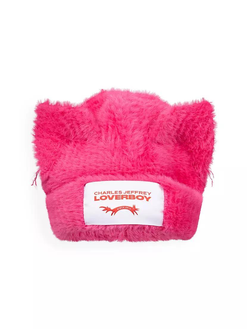 Fluffy Chunky Ears Fuzzy Beanie Product Image