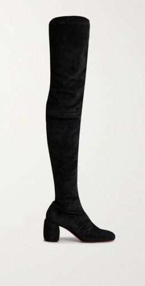 Minny suede over-the-knee boots Product Image