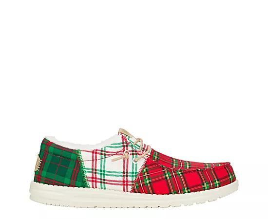 Heydude Men's Wally Tri Plaid Slip On Sneaker Product Image