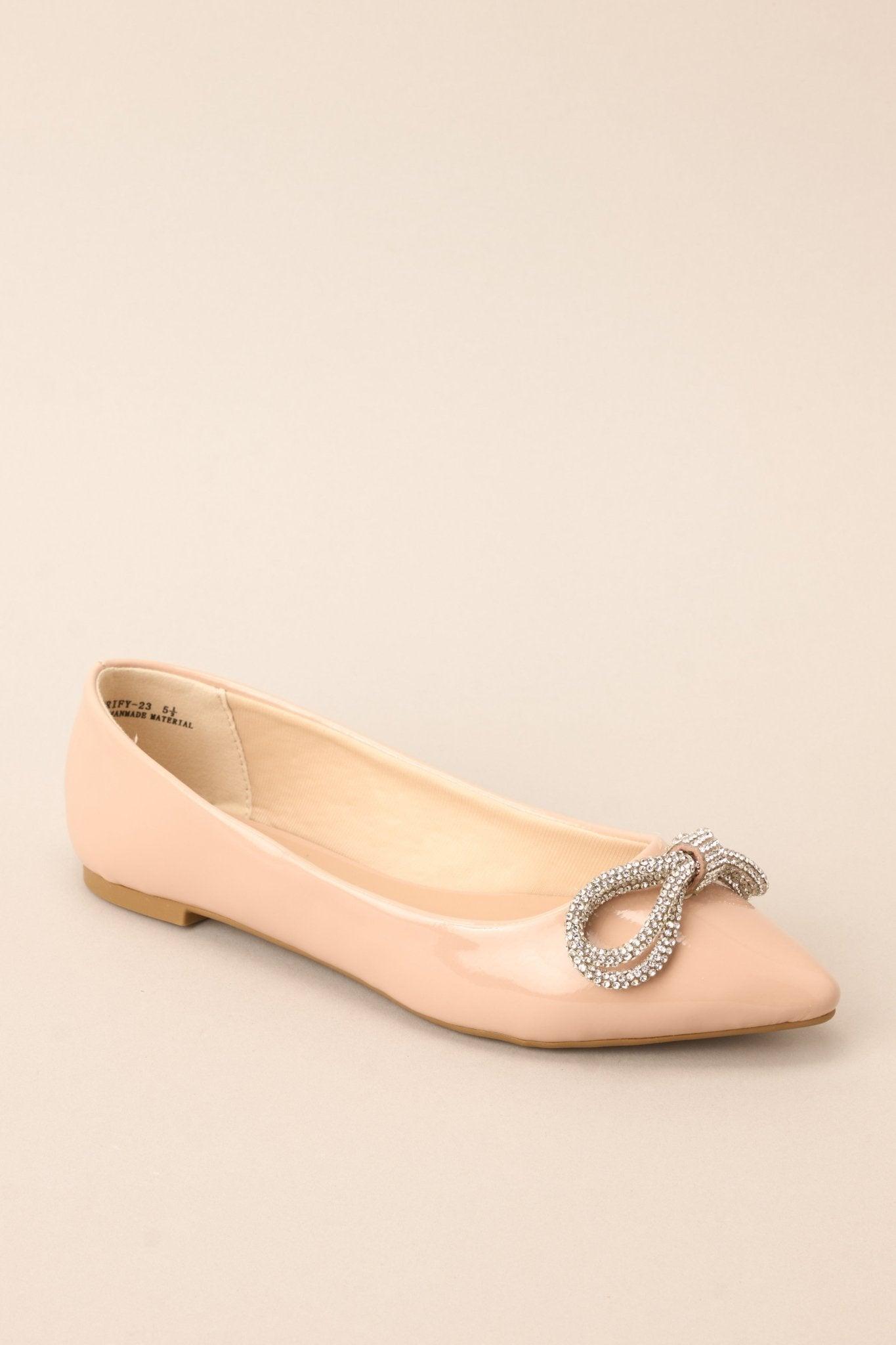 Graceful Glide Nude Ballet Flats Product Image