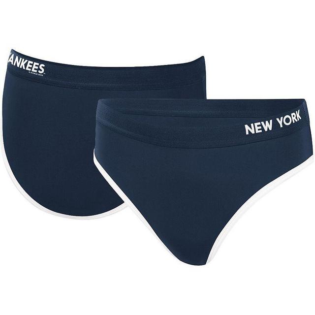 Womens G-III 4Her by Carl Banks New York Yankees Southpaw Bikini Bottom Blue Product Image