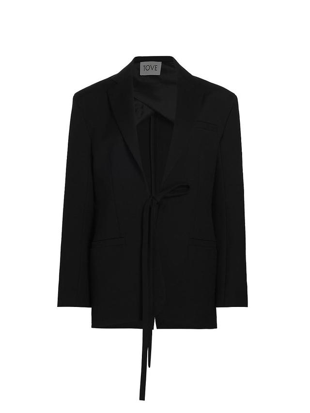 Womens Ade Tie-Front Jacket Product Image