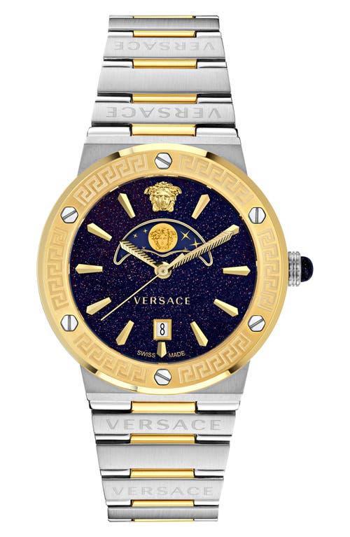 Versace Greca Logo Moonphase Watch, 38mm Product Image