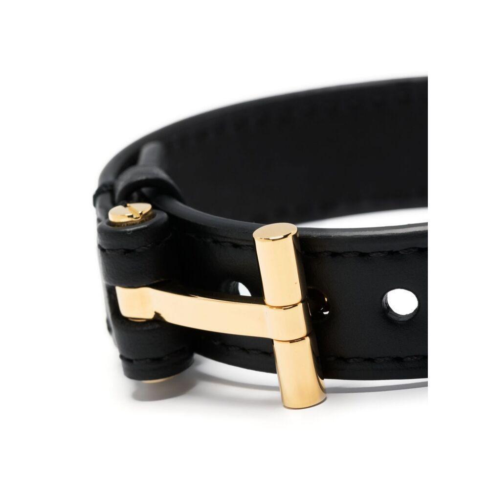 TOM FORD Bracelet T Closure Accessories In Black Product Image