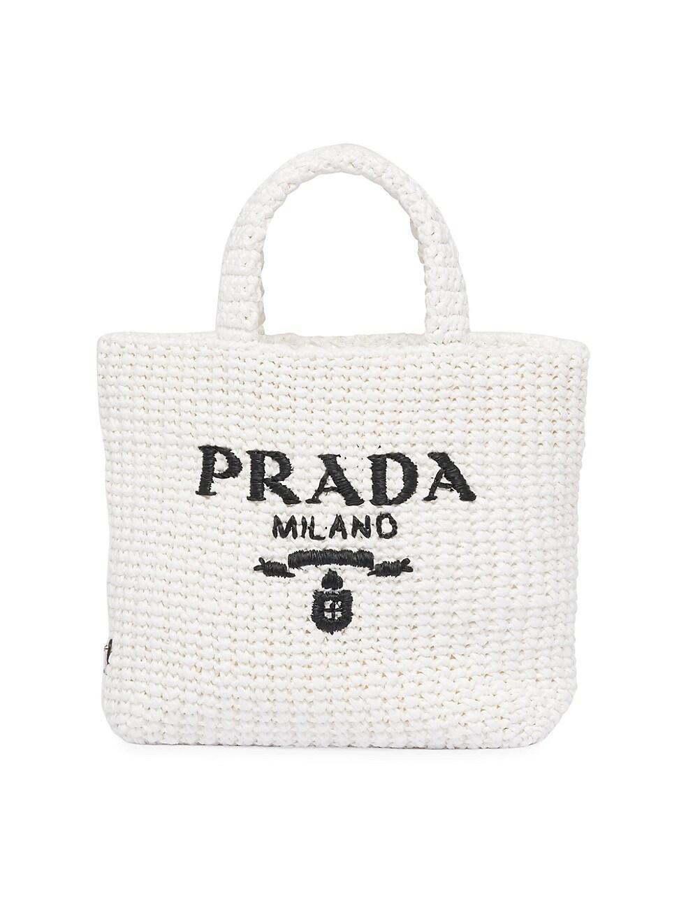 Womens Small Raffia Tote Bag Product Image