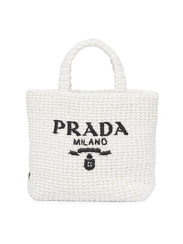 Womens Small Raffia Tote Bag Product Image