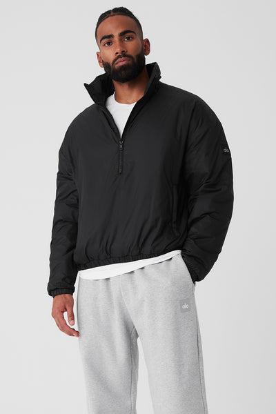 Latitude Light Weight 1/2 Zip Pullover Jacket - Black Product Image