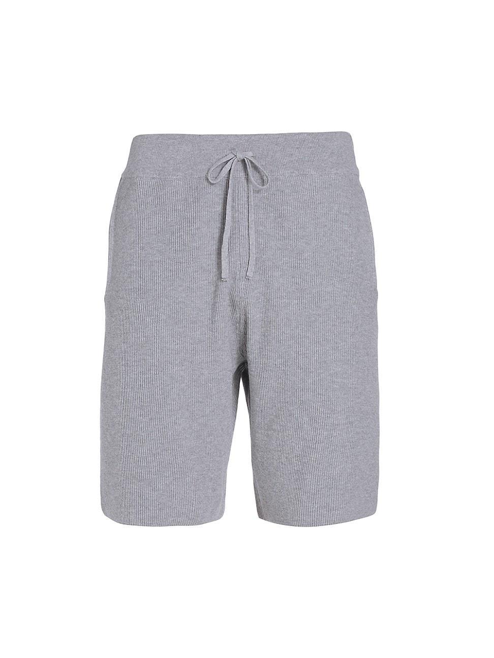 Mens COLLECTION Cotton Rib-Knit Shorts product image