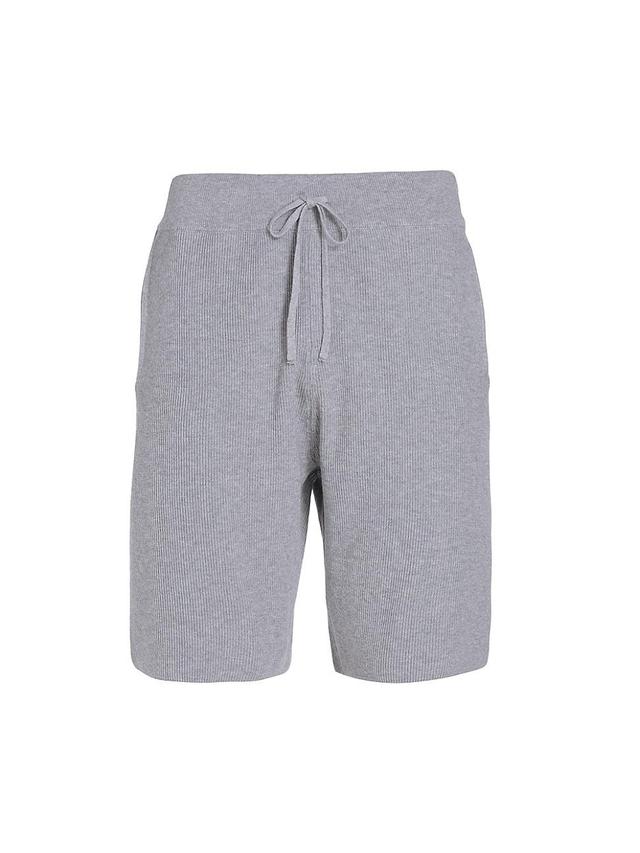 Mens COLLECTION Cotton Rib-Knit Shorts Product Image