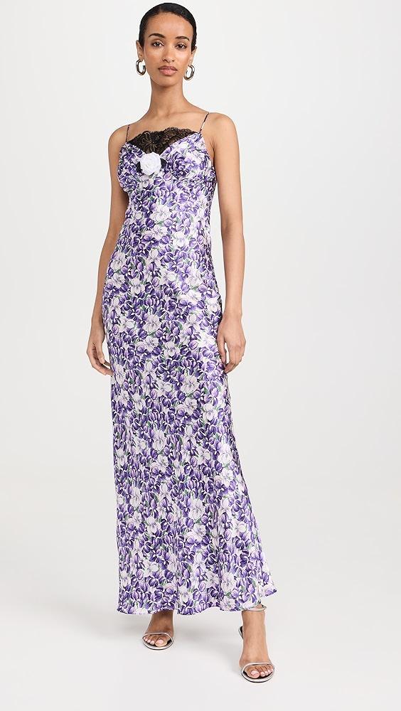 Rodarte Iris Silk Satin Bias Dress | Shopbop Product Image