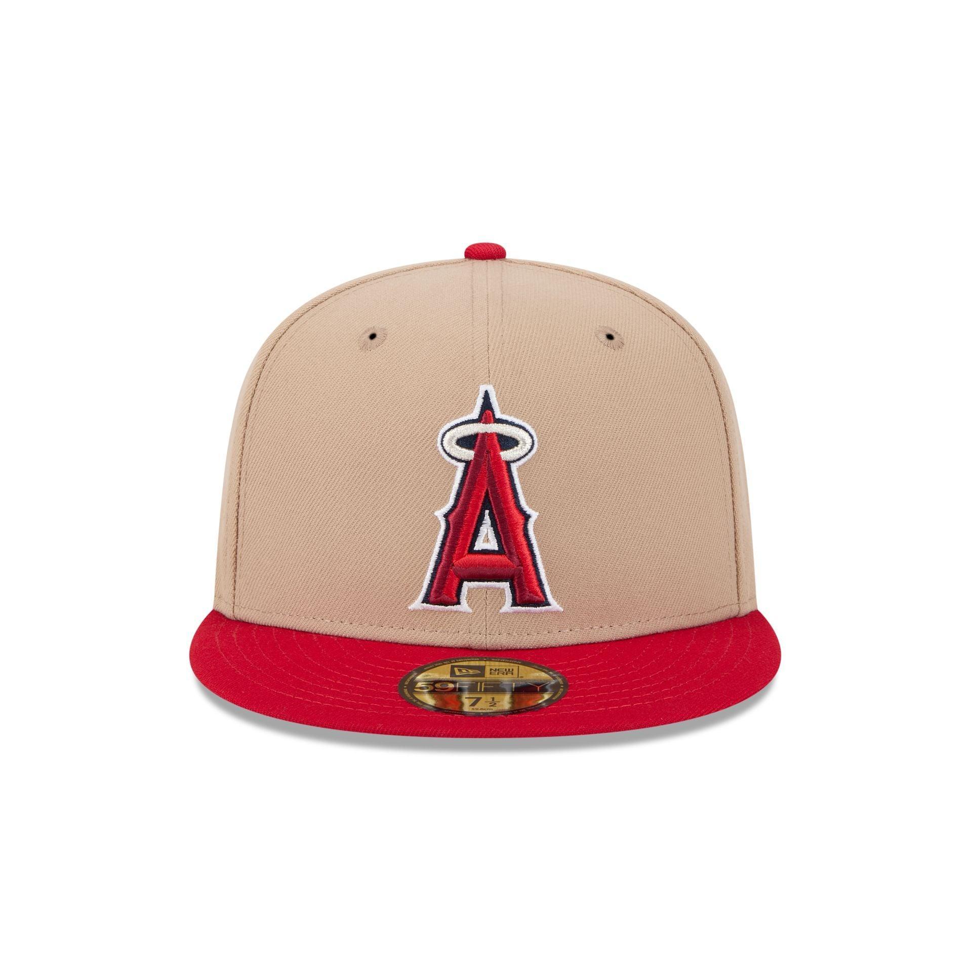 Los Angeles Angels Camel 59FIFTY Fitted Hat Male Product Image