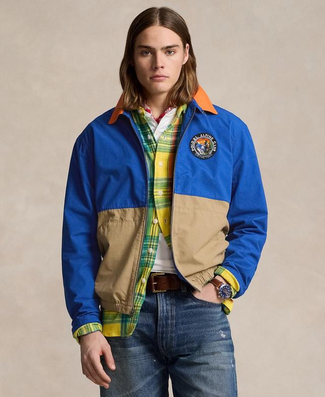 Polo Ralph Lauren Mens Colorblocked Windbreaker - Blue Product Image