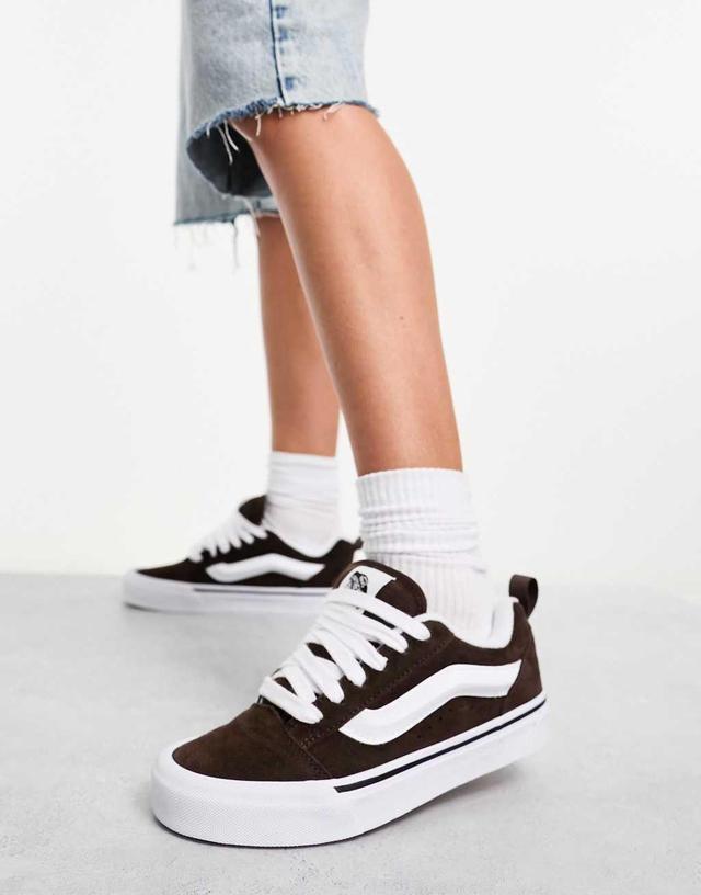 Vans Knu Skool sneakers in brown Product Image