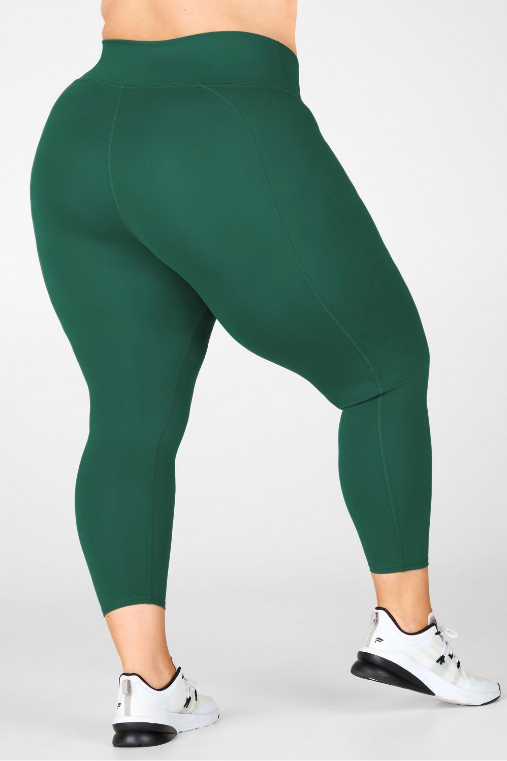 Fabletics Define High-Waisted 7/8 Legging Womens green Size XXS Product Image