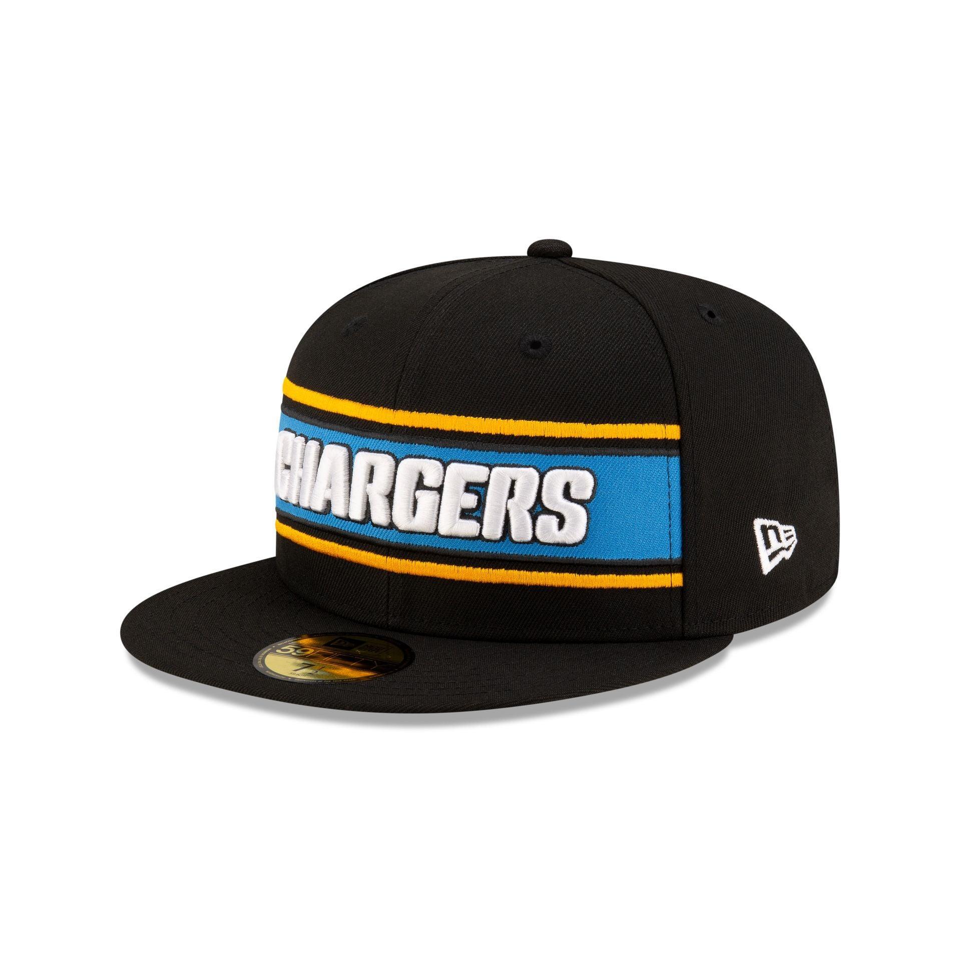 Los Angeles Chargers 2024 Sideline Black 59FIFTY Fitted Hat Male Product Image