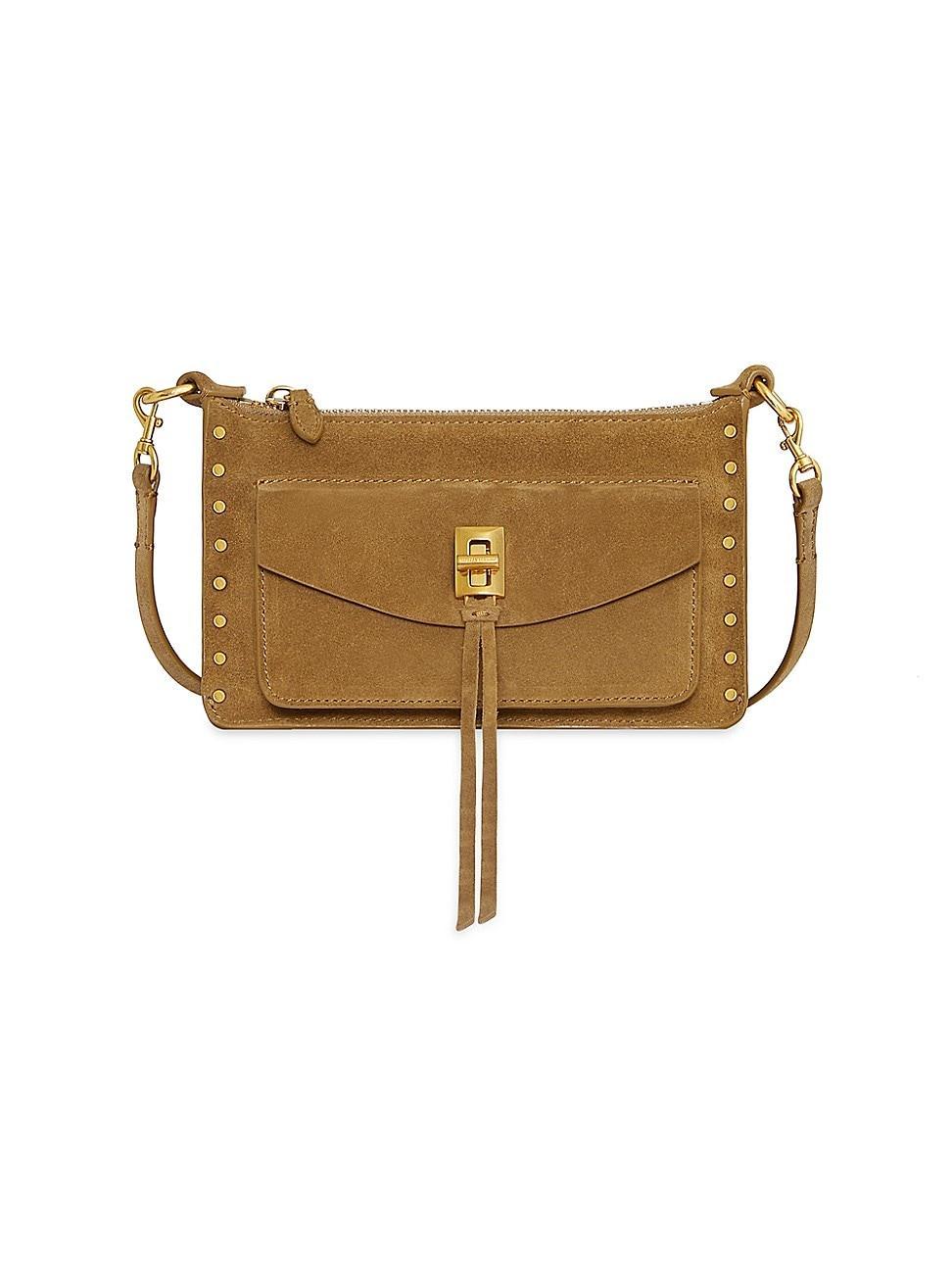 Womens Mini Darren Suede Crossbody Bag Product Image