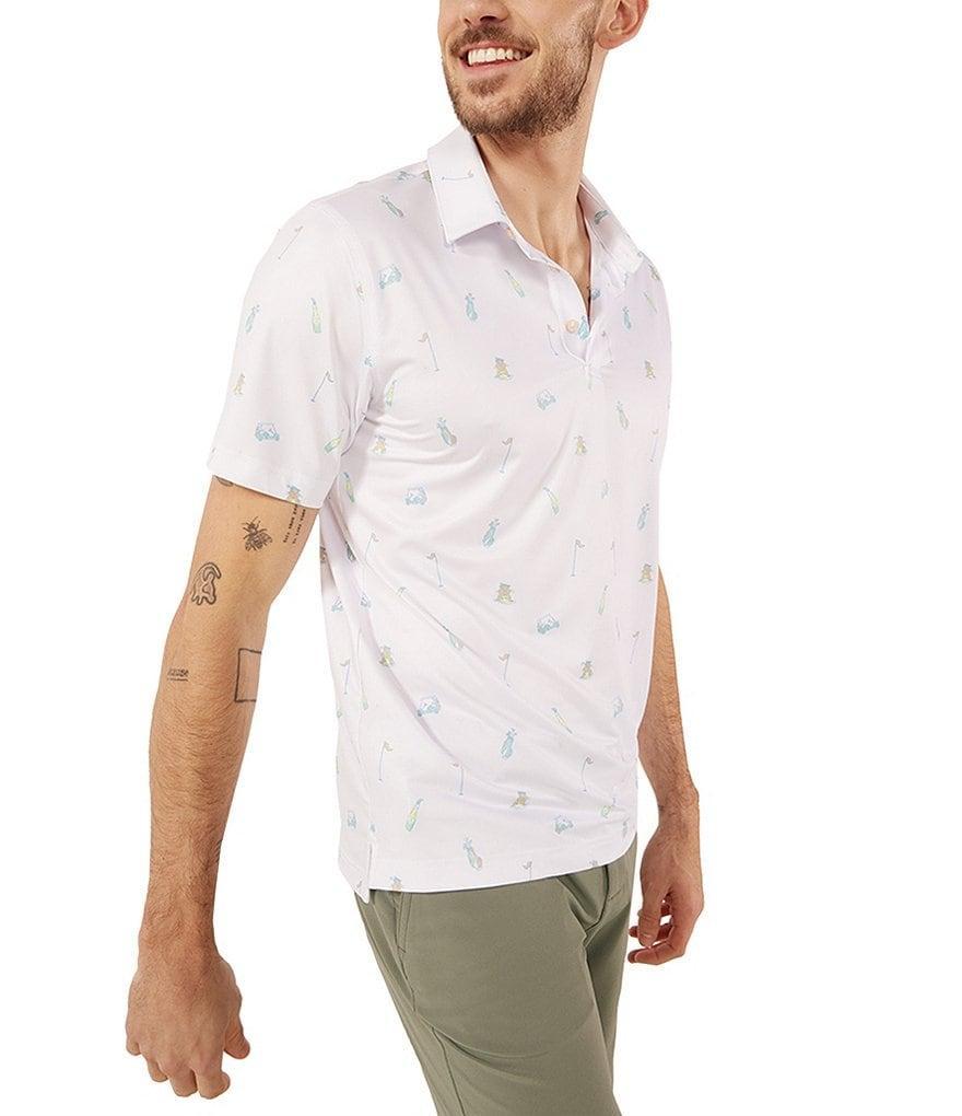 Chubbies The Sweet Tee Short Sleeve Printed Performance Polo Shirt Product Image