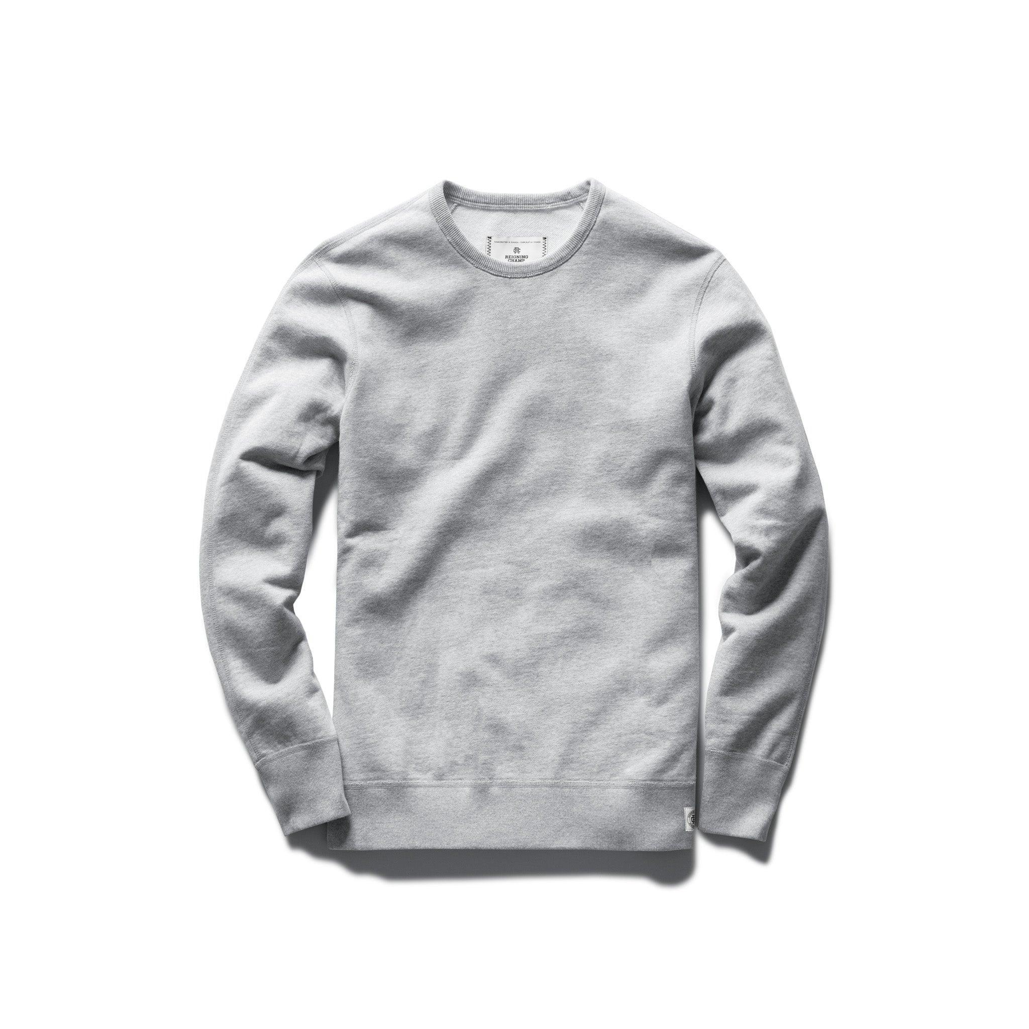 Midweight Terry Slim Crewneck Male Product Image