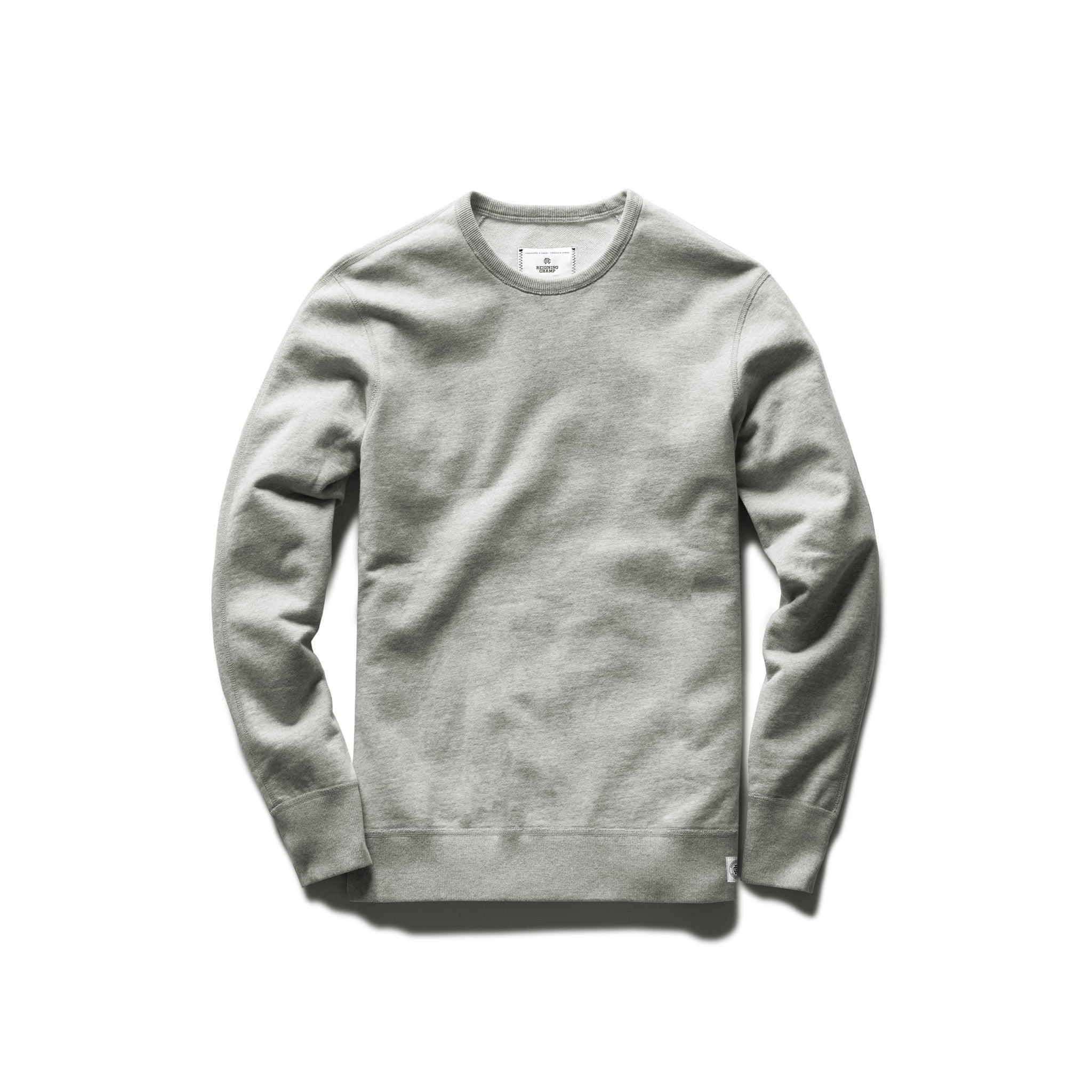 Lightweight Terry Slim Crewneck Male Product Image