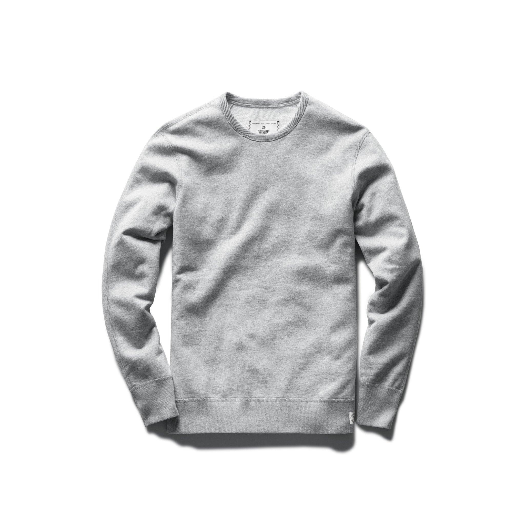 Lightweight Terry Slim Crewneck Male Product Image