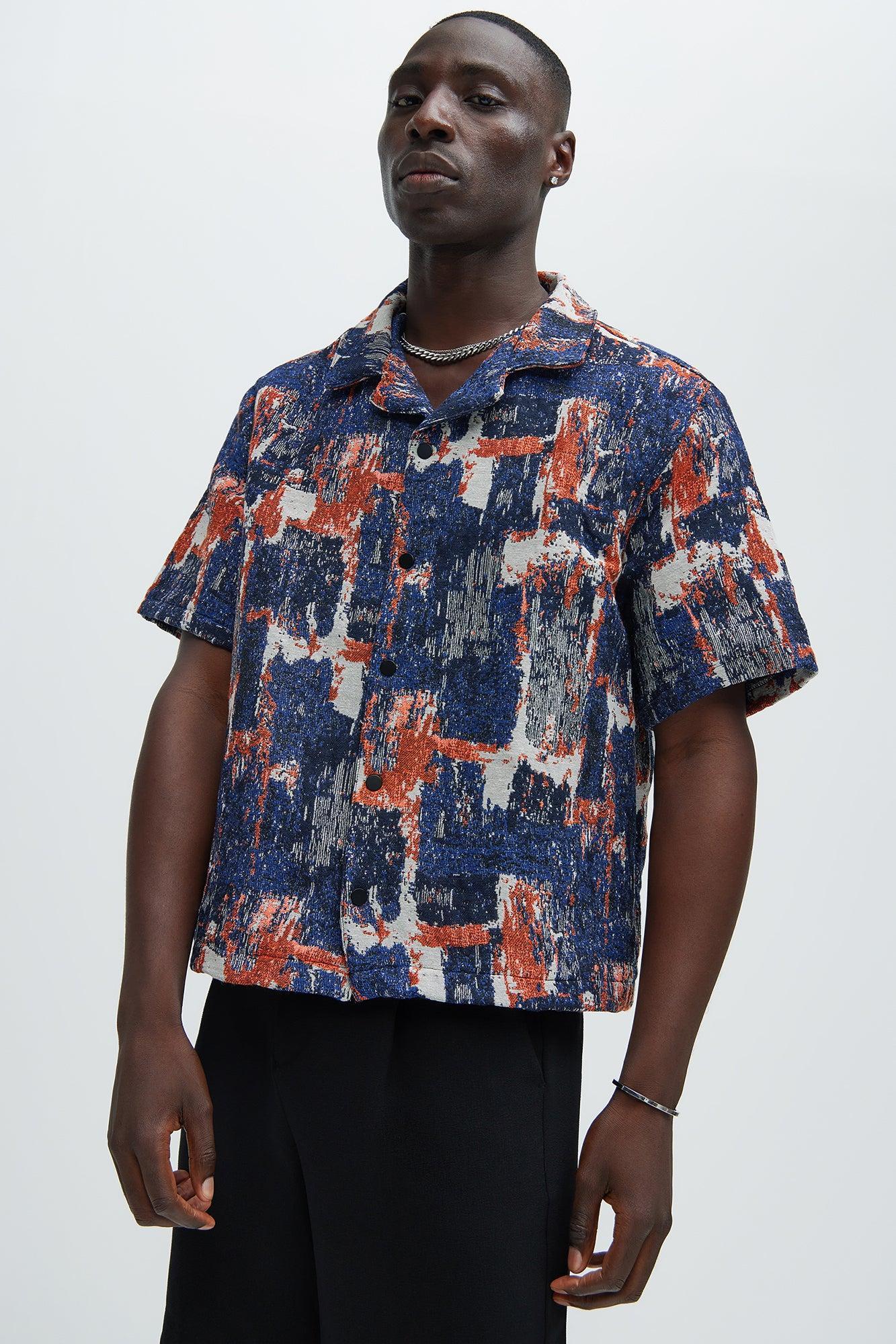 Hayward Tapestry Shirt - Blue/combo Product Image