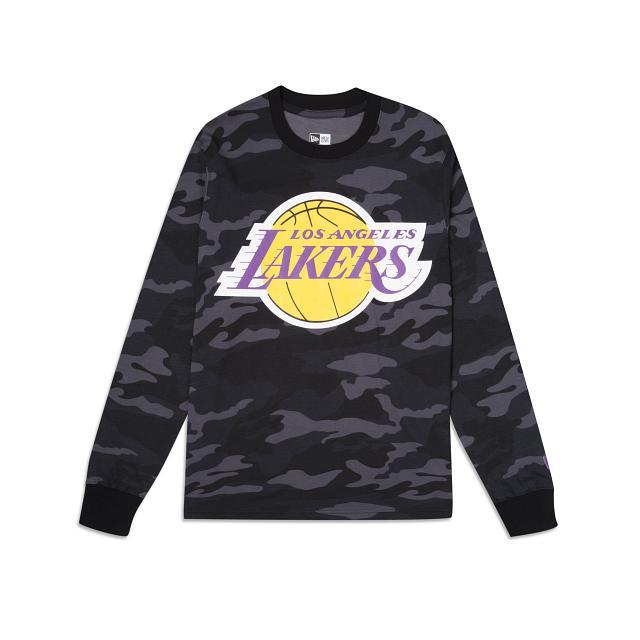 Los Angeles Lakers Lifestyle Camo T-Shirt Male Product Image