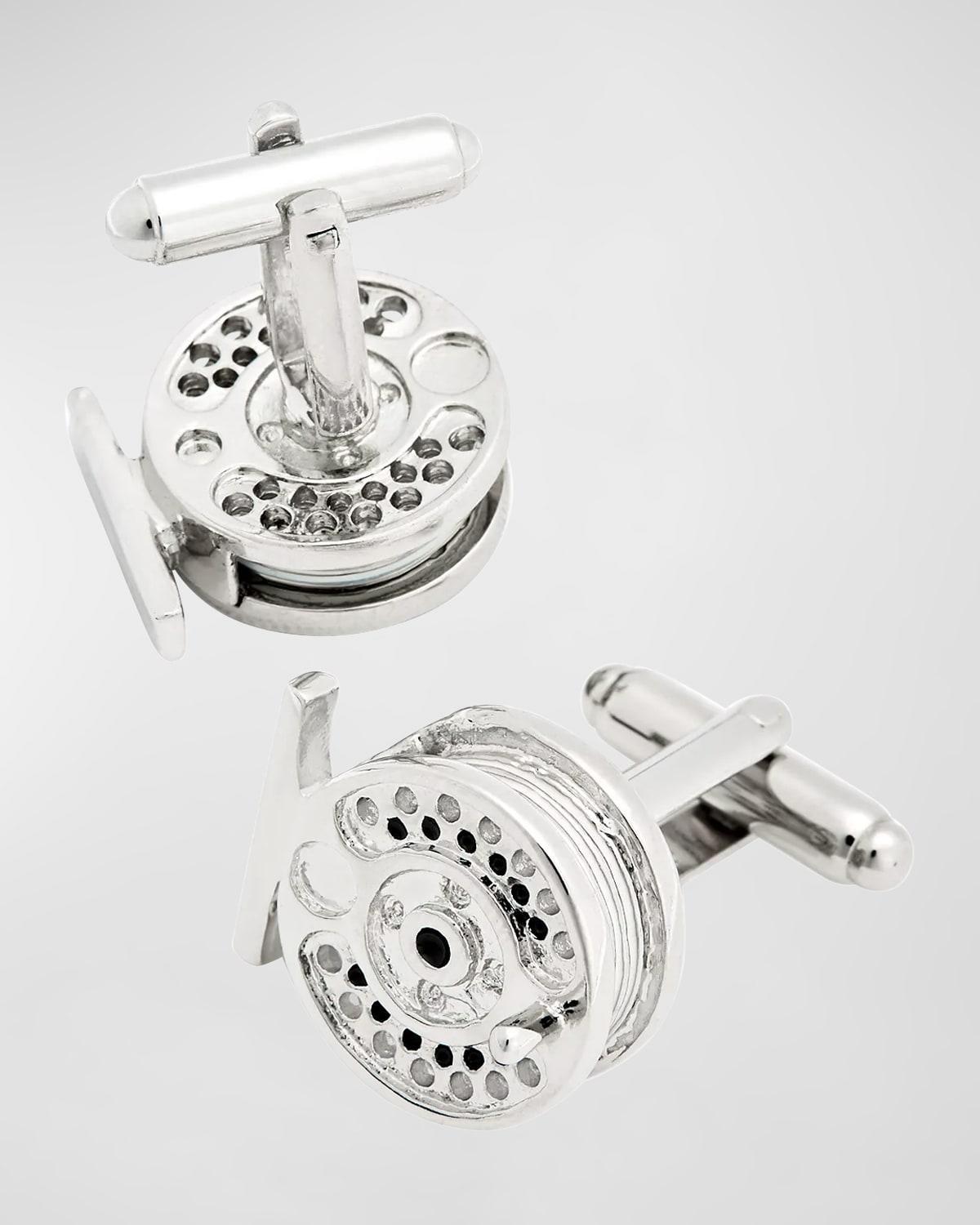 Mens Fly Fishing Reel Cufflinks Product Image