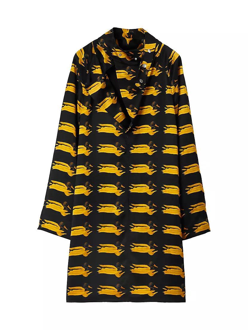 Duck Print Silk Dress Product Image