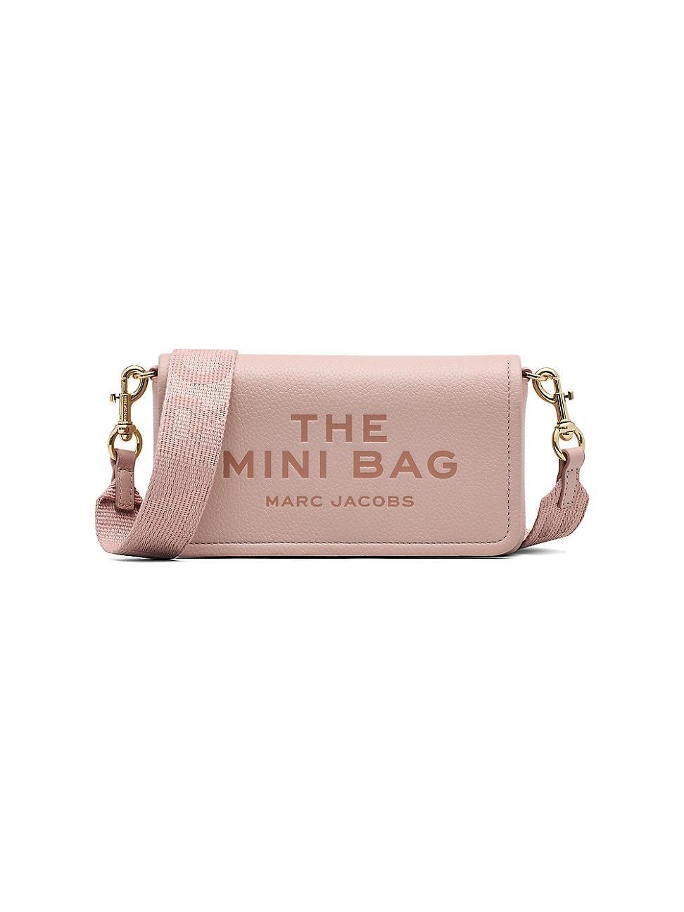 Marc Jacobs The Leather Mini Bag (Rose) Cross Body Handbags Product Image