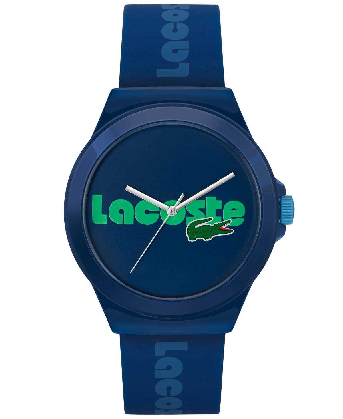 Lacoste Unisex Neocroc Quartz Blue Silicone Strap Watch 42mm Product Image