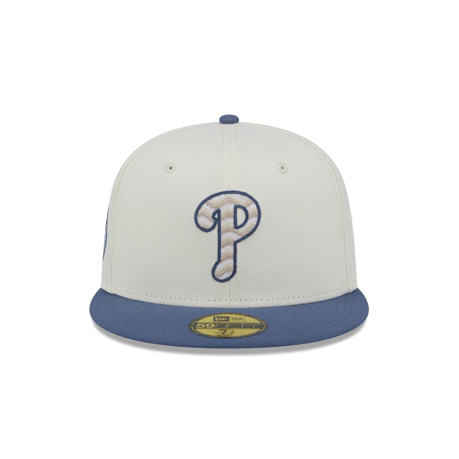 Philadelphia Phillies Wavy Chainstitch 59FIFTY Fitted Hat Male Product Image