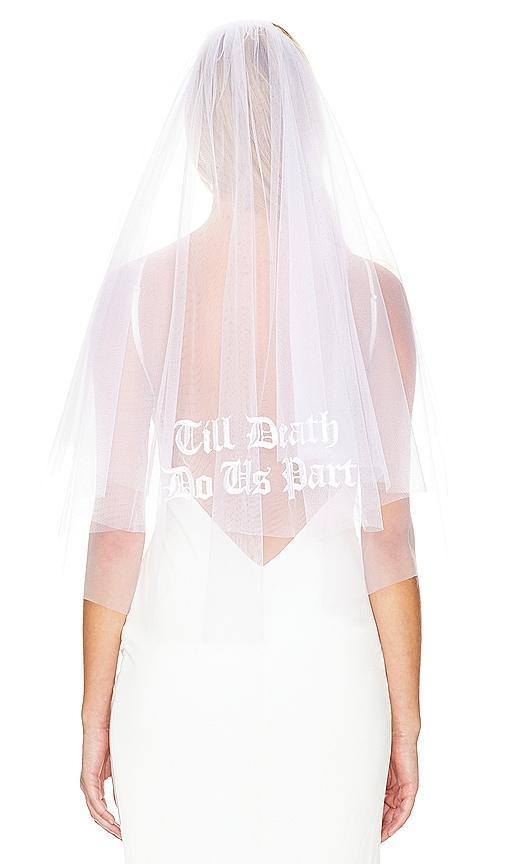 Embroidered Midi Veil Product Image