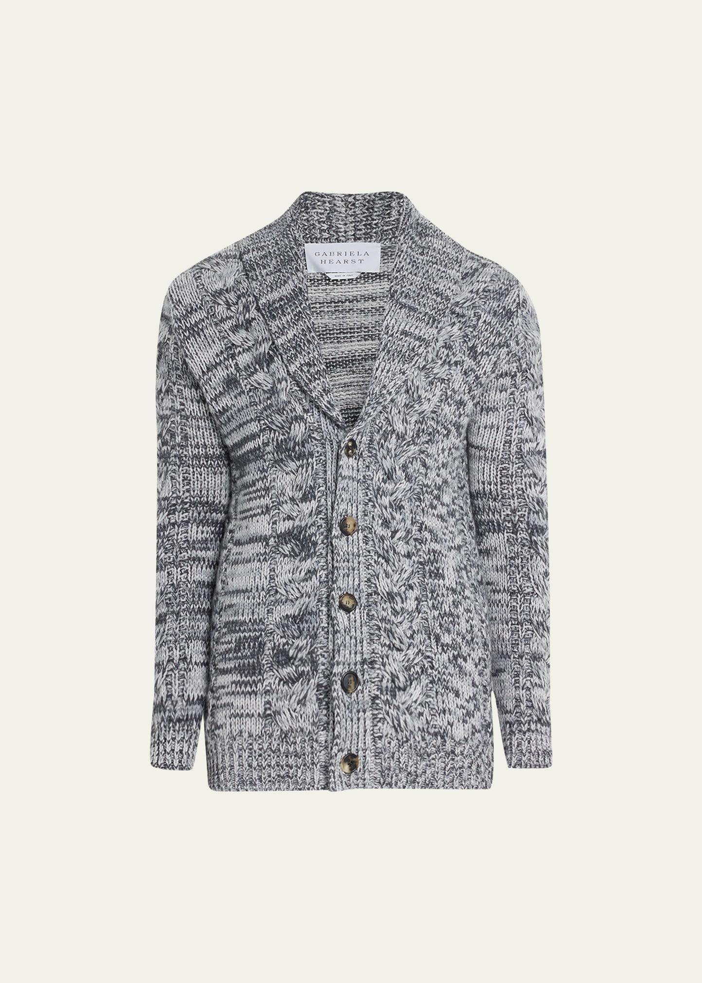 Mens Rivera Cashmere Knit Cardigan Product Image