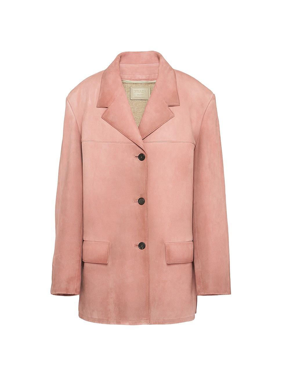 Womens Suede Blazer Product Image