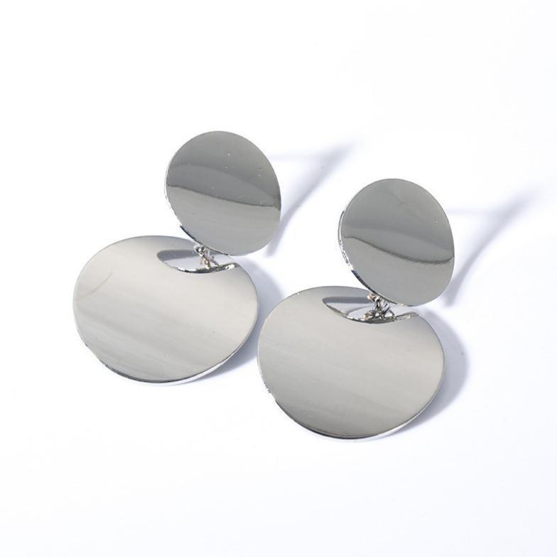 Polished Disc Drop Earring Product Image